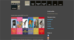 Desktop Screenshot of galeriecrears.cz
